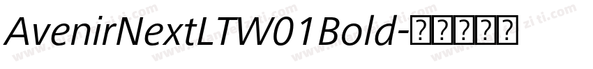 AvenirNextLTW01Bold字体转换