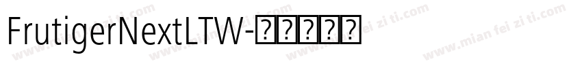 FrutigerNextLTW字体转换