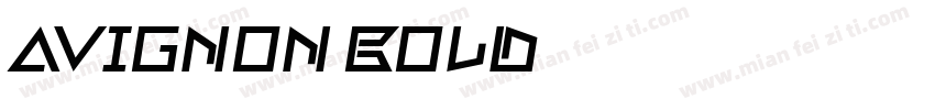 Avignon-Bold字体转换