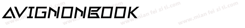 AvignonBook字体转换