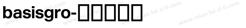 basisgro字体转换