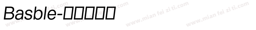 Basble字体转换