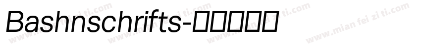 Bashnschrifts字体转换