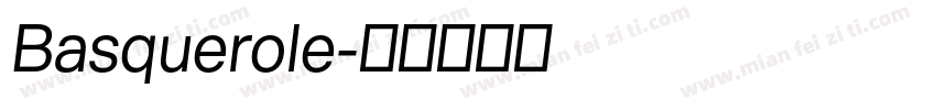 Basquerole字体转换