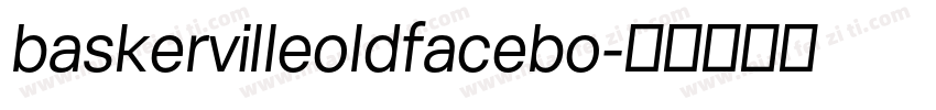 baskervilleoldfacebo字体转换