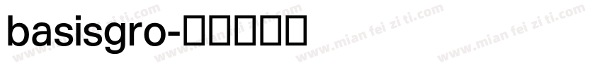 basisgro字体转换