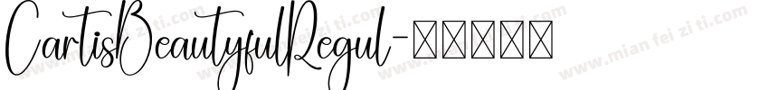CartisBeautyfulRegul字体转换