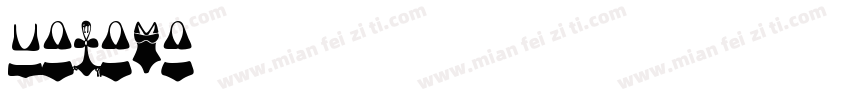 Bikini字体字体转换