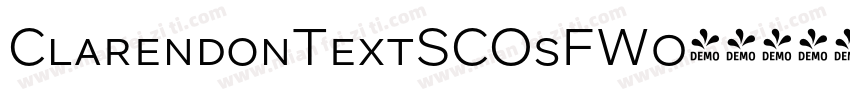 ClarendonTextSCOsFW0字体转换