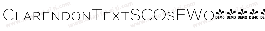 ClarendonTextSCOsFW0字体转换