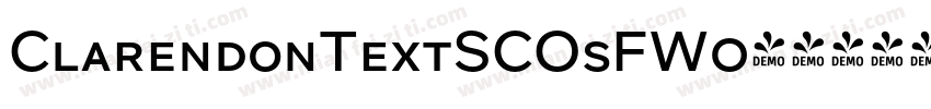 ClarendonTextSCOsFW0字体转换