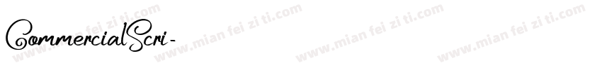 CommercialScri字体转换