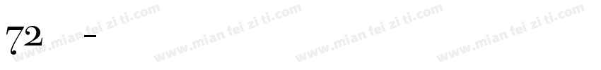 72花环字体字体转换