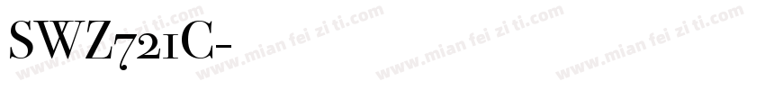 SWZ721C字体转换