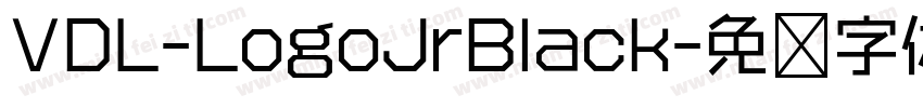 VDL-LogoJrBlack字体转换