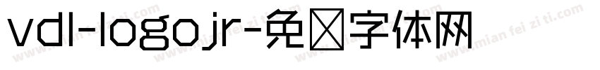 vdl-logojr字体转换