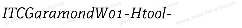ITCGaramondW01-Htool字体转换
