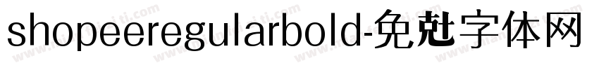 shopeeregularbold字体转换