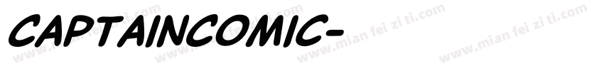 CaptainComic字体转换