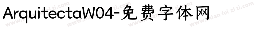 ArquitectaW04字体转换