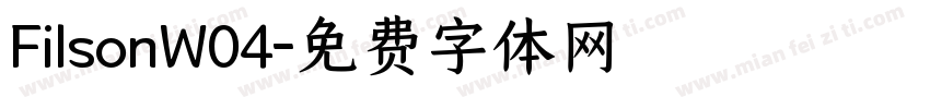 FilsonW04字体转换