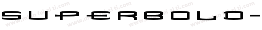 SuperBolD-Reg字体转换