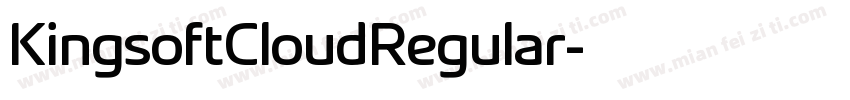 KingsoftCloudRegular字体转换
