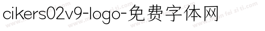 cikers02v9-logo字体转换