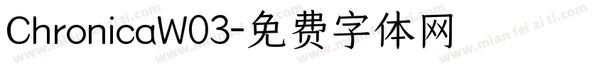 ChronicaW03字体转换