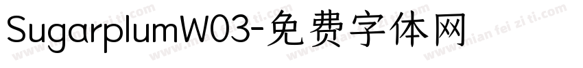 SugarplumW03字体转换