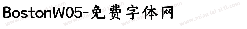 BostonW05字体转换