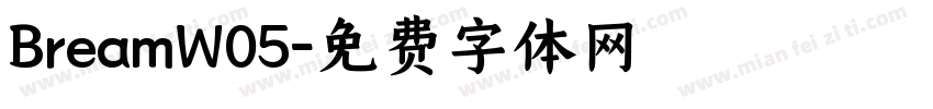BreamW05字体转换