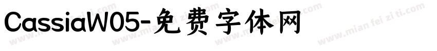 CassiaW05字体转换
