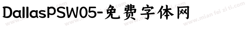 DallasPSW05字体转换