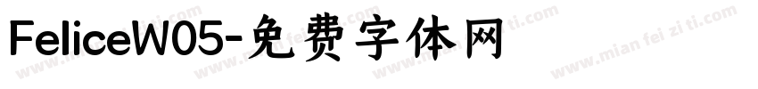 FeliceW05字体转换