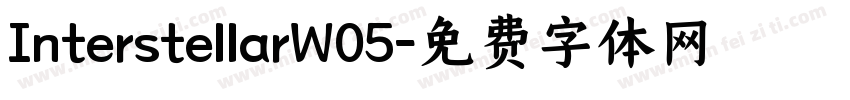 InterstellarW05字体转换