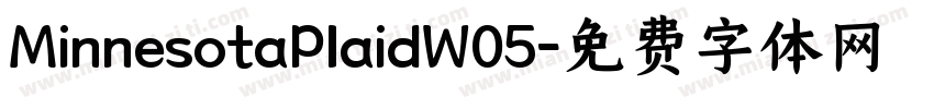 MinnesotaPlaidW05字体转换