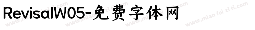 RevisalW05字体转换