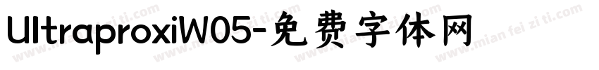 UltraproxiW05字体转换