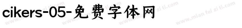 cikers-05字体转换