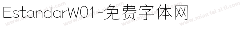 EstandarW01字体转换