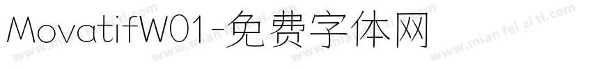 MovatifW01字体转换