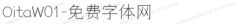 OitaW01字体转换