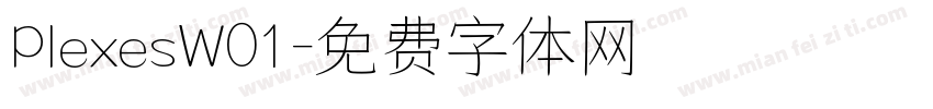 PlexesW01字体转换