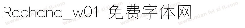 Rachana_w01字体转换