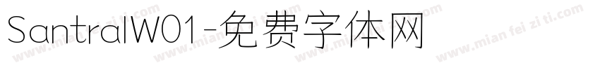 SantralW01字体转换
