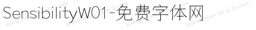 SensibilityW01字体转换