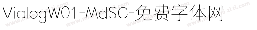 VialogW01-MdSC字体转换