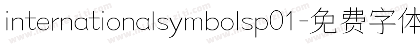 internationalsymbolsp01字体转换