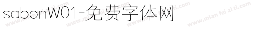 sabonW01字体转换